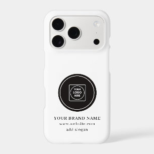Modern Corporate Logo Promotional Swag iphone case
