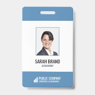 Modern Corporate Staff Employee Business ID Badge