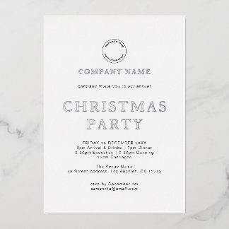 Modern Corporate Text Christmas Party Luxury Real