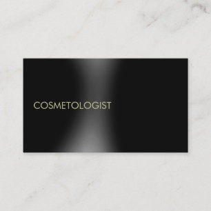 Modern Cosmetologist Professional Business Card