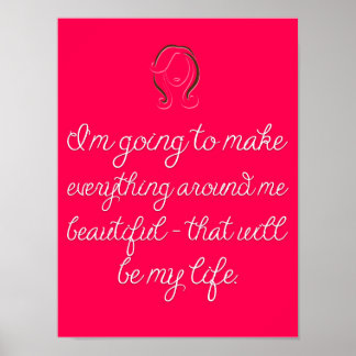 Modern Cosmetology Salon Poster