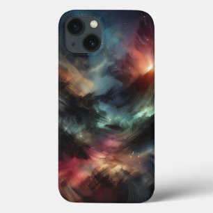 Modern Cosmic Nebula Phone Case  Abstract Ethereal