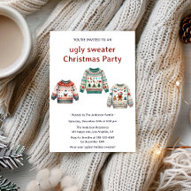 Modern Cosy Ugly Sweater Christmas Party