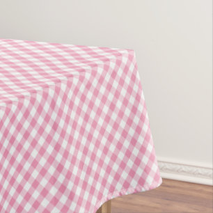 Modern Country Gingham Small Check Pattern Tablecloth