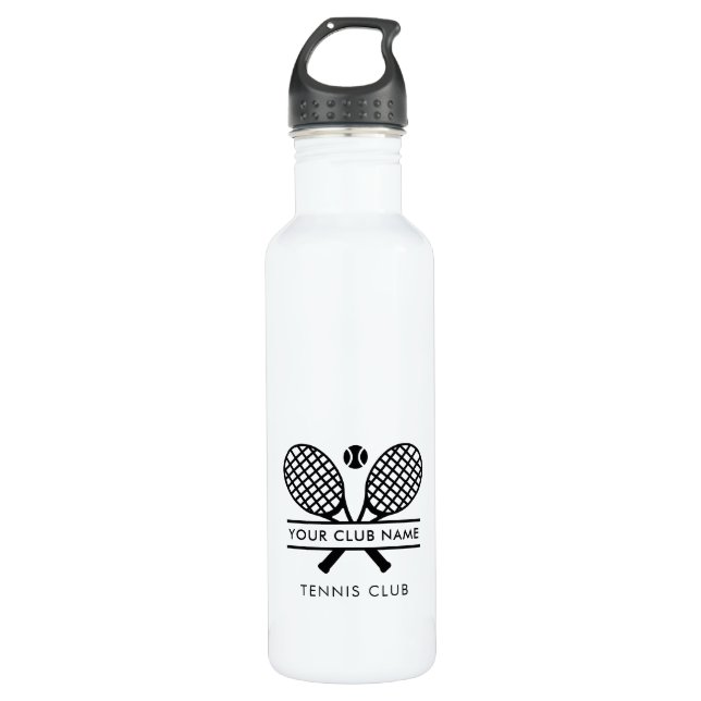 Modern Country Tennis Club Name Team Custom Swag 710 Ml Water Bottle (Front)