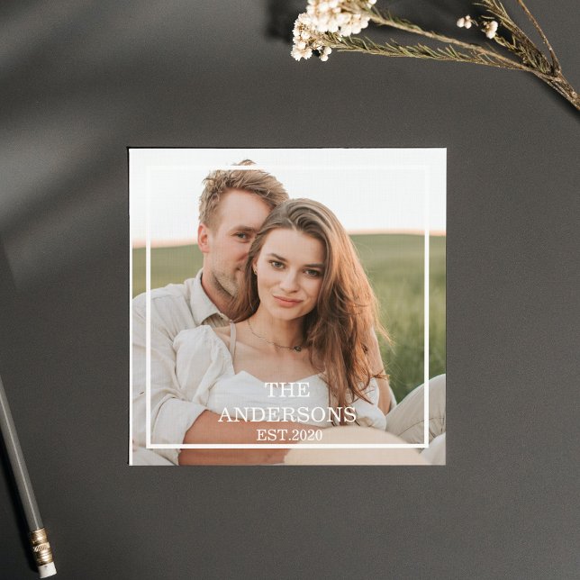 Modern Couple Collage Photo & Minimal Family Gift (Creator Uploaded)