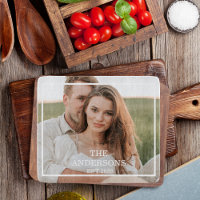 Modern Couple Collage Photo & Minimal Family Gift