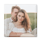 Modern Couple Collage Photo & Minimal Family Gift