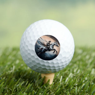 Modern Cowboy on Horse Golf Balls
