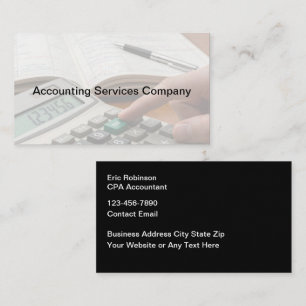 Modern CPA Accountant Business Cards New