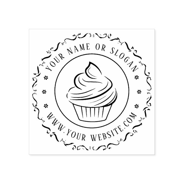 Modern | Create Your Own business Rubber Stamp (Imprint)