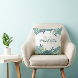 Modern Create Your Own Monogram Template Throw Pil Cushion