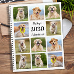 Modern Create Your Own Pet Dog Family Year Planner<br><div class="desc">Custom pet photo collage calendar planner for your best friend. Keep all your dogs appointments, whether its veterinary visits, puppy play dates, dog grooming, or training all organised, every pet deserves a personalised pet photo planner ! Our dog photo planner has 11 photos to personalise, name and text. Design is...</div>