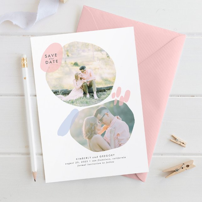 Modern Creative Abstract Save the Date Photo (Creator Uploaded)