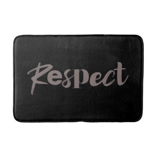 Modern, creative, cool, trendy design of Respect Bath Mat