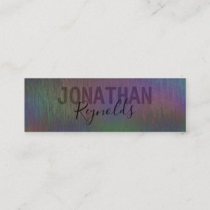 Modern Creative Holographic Metal - Business Card