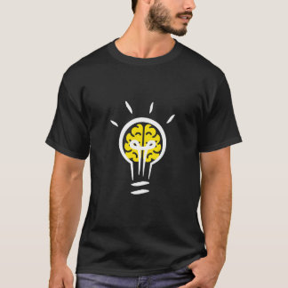 Modern Creative Mind Logo with Vibrant Art _ Idea T-Shirt