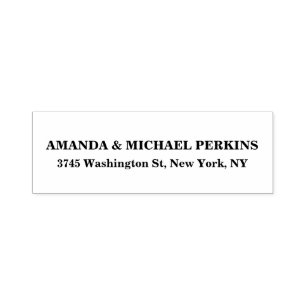 Modern Creative Minimalist Plain Self-inking Stamp