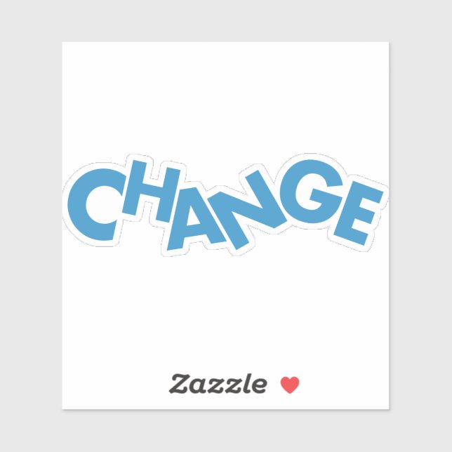 Modern, creative, playful graphic design of Change (Sheet)