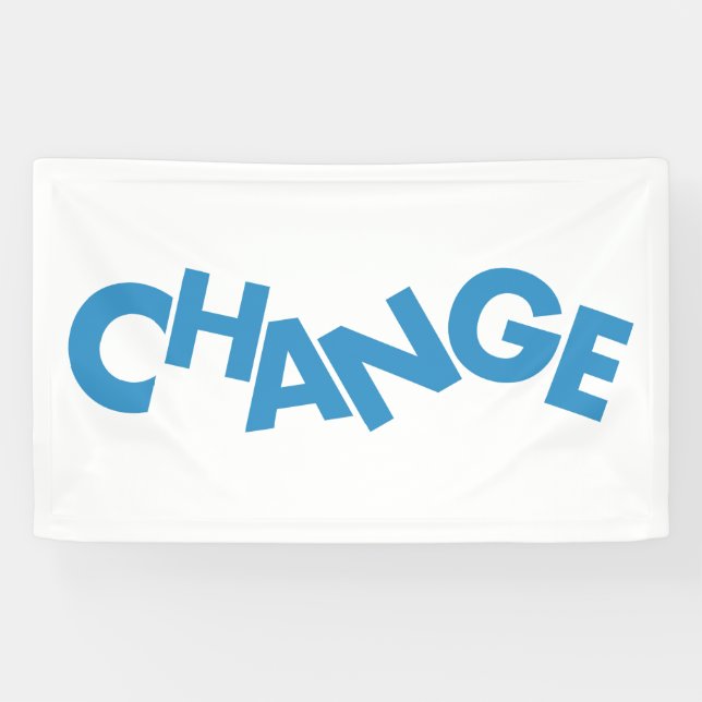 Modern, creative, playful graphic design of Change Banner (Horizontal)