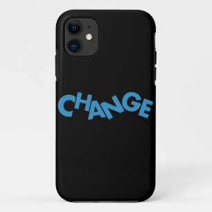 Modern, creative, playful graphic design of Change iPhone 11 Case