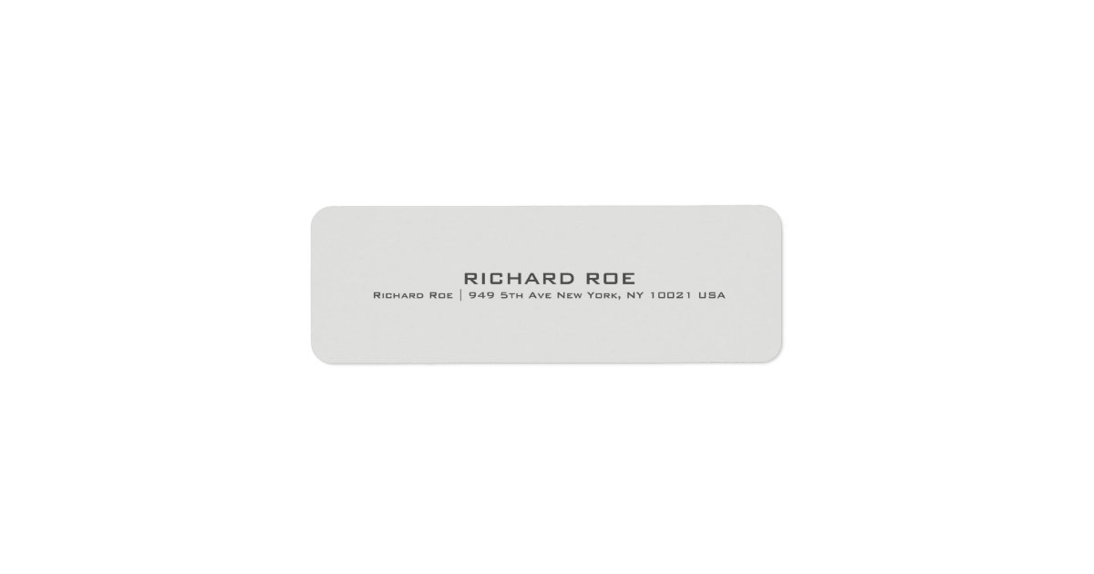 Modern Creative Professional Return Adress Label Return Address Label ...