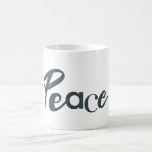 Modern, creative, urban, simple design of Peace Coffee Mug
