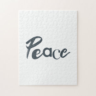 Modern, creative, urban, simple design of Peace Jigsaw Puzzle