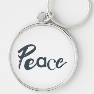 Modern, creative, urban, simple design of Peace Key Ring