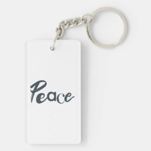 Modern, creative, urban, simple design of Peace Key Ring