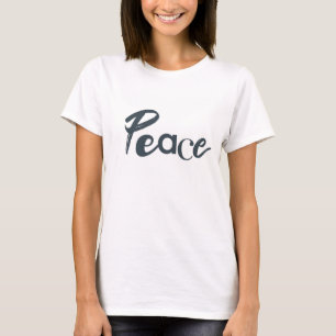Modern, creative, urban, simple design of Peace T-Shirt