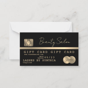 Modern Credit Card Gift Card Certificate 