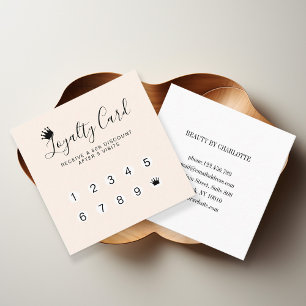 Modern, Crown 10-card loyalty Business Card