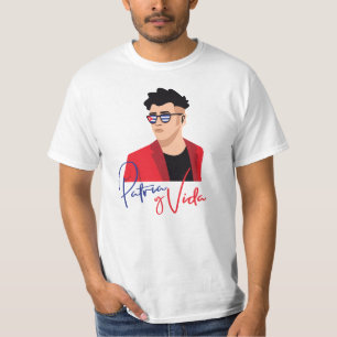 Modern Cuban Men Patria y Vida T-shirt
