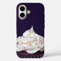 Modern Cupcake Sprinkles Purple