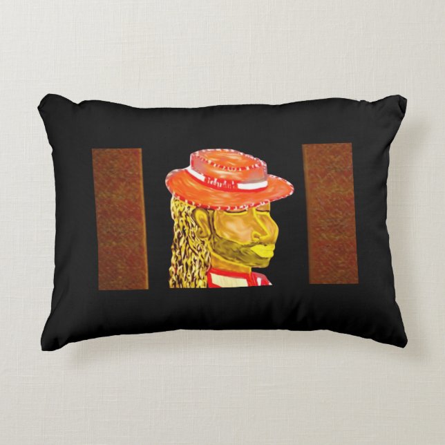 "Modern Curator" Lumbar accent pillow (Front)