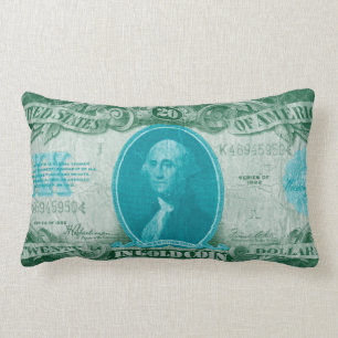 Modern Currency V Lumbar Cushion