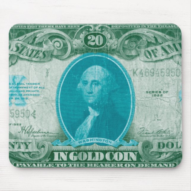 Modern Currency V Mouse Pad (Front)