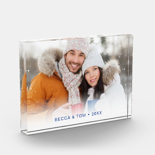 Modern Custom Acrylic Photo Blocks (Left)
