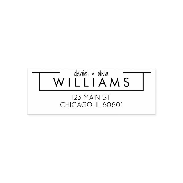 Modern | Custom Address Stamp (Design)