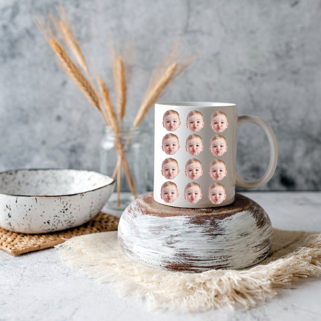 Modern Custom Baby Grandparents Gift For Mum Dad  Mug (Creator Uploaded)