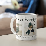 Modern Custom Best Mummy Ever | 3 Photo Coffee Mug<br><div class="desc">Celebrate the love, warmth, and memories that make Mum so special with our stylish modern 3-photo coffee mug — a truly meaningful Mother’s Day gift. Thoughtfully designed to showcase your most cherished family moments, this mug features three of your favourite photos beautifully arranged in a contemporary layout. At the heart...</div>