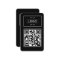 Modern Custom Black Business Logo QR Code