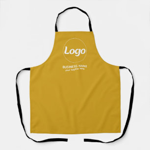 Modern Custom Branded Company Business Logo Apron