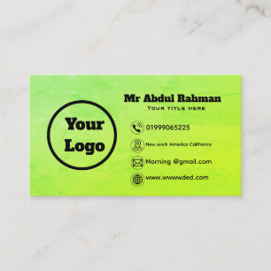 Modern Custom Business Card