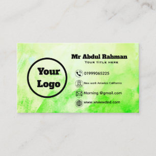 Modern Custom Business Card