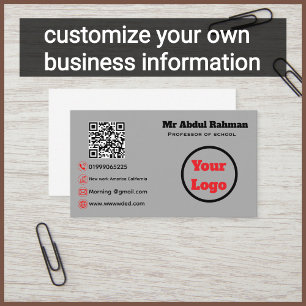 Modern Custom Business Card