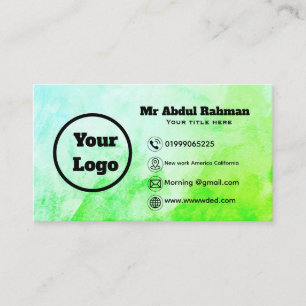 Modern Custom Business Card