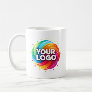 Modern Custom Business Logo Branded Coffee Mug