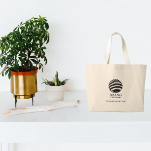 Modern Custom Business Logo Company Promotional Large Tote Bag